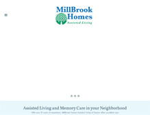 Tablet Screenshot of millbrookcare.com